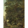 thumbnail image 3 of Ramsay Richard Reinagle 15x18 Black Modern Framed Museum Art Print Titled - A Wooded Landscape, 3 of 5