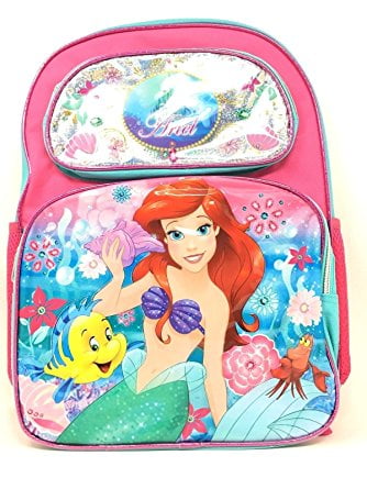 Backpack Little Mermaid Ariel with Flower Disney 