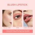 thumbnail image 4 of Serie de barras de labios OUHOE Fruit Jelly Blush,Rojo, 4 of 10