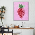 thumbnail image 2 of Stupell Industries Bright Speckled Strawberry Gray Framed Giclee Art, design by Camila Juncos, 30 x 24, 2 of 8