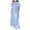Sky Blue, variant on qolati Summer Dresses for Women 2025 Short Sleeve Button Down Maxi Shirt Dresses Casual Loose Fit Ruffle A Line Flowy Long Beach Sundresses