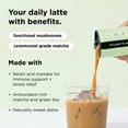 thumbnail image 4 of (2 pack) Pop & Bottle Matcha Oat Milk Latte + Reishi & Maitake, Organic, Shelf-Stable, Ambient 8 fl oz, 4 of 18