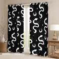 thumbnail image 2 of Castle Fairy Abstract Snake Black Out Curtains,Starry Sky Curtains Pack of 2 (42x63 Each), 2 of 6