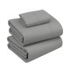 thumbnail image 1 of RUVANTI Sábanas 100% algodón – Ropa de cama de percal tamaño Twin XL, refrescante y transpirable, duradera con una sensación nítida, suave y cómoda, bolsillo de 16.0 in de profundidad, juego de 3 piez, 1 of 1