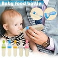 thumbnail image 1 of Ganfancp Cuchara Dispensadora de Comida para Bebé, Bolsa de Comida Sólida con Cuchara Alimentadora, Hacer Comida Casera para Bebé / Niño Pequeño Ofertas Del Día 1X Botella Complementaria Exprimible d, 1 of 1