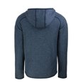 thumbnail image 3 of Men's-Cutter & Buck  Heather Navy Nashville SC Mainsail Full-Zip Hooded Jacket, 3 of 3