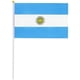 thumbnail image 1 of Mini Bandera 20 de Noviembre VentDepot 100Pzas Argentina 14x21cm Tela Poliéster Asta Plástico, 1 of 1