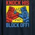 thumbnail image 3 of Rock 'Em Sock 'Em Robots - Knock His Block Off Robot Art - Men's Long Sleeve T-Shirt, 3 of 5