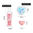 thumbnail image 2 of Adornos de corazón 3D para uñas, calcomanías de resina que cambian de luz para accesorios de uñas acrílicas, diseños de corazones de amor para mujeres, decoraciones de uñas, suministros para, 2 of 5
