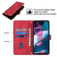 thumbnail image 3 of Compatible with Motorola Moto Edge 30 Pro Classic Embossed PU Leather Case with Card Holder Shockproof Cover, 3 of 5