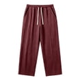 thumbnail image 6 of Maean Men's Corduroy Pants Wide Leg Loose Elastic Waist Casual Sweatpants Fall Winter Pant with Pockets, 6 of 6