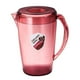 thumbnail image 1 of 1 PC Tetera resistente al calor Tetera de agua plástica Botella de agua Hervidor de bebidas (rojo, L), 1 of 6