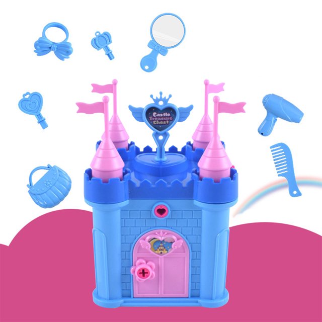 Children's Educational Toys Family Assembled Girls' Toys Castle Parent-child Interaction Toy Box