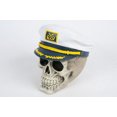 thumbnail image 4 of Penn-Plax Deco-Replica - Captain Skull Aquarium Fish Tank Décor with Swim Through Holes - Large Size, 4 of 6