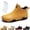 Yellow, variant on Wide Width Rain Boots, Womens Waterproof Non-slip Rain Boots for Outdoor, Trendy Short Yellow Rainies for Women Men, Anti-Slipping Fishing Garden Mud Rubber
