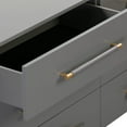 thumbnail image 4 of TOV Furniture Trident Grey 6 Drawer Dresser, 4 of 8