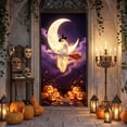 thumbnail image 4 of Cififendec Halloween Themed Door Cover Tapestry, Spooky Scene Backdrop for Home Entrance and Prop Shoot Decor, 70.86"×35.43", 4 of 6