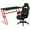 Black, variant on Flash Furniture Optis Red Gaming Desk with Cup Holder/Headphone Hook & Red Reclining Back/Arms Gaming Chair with Footrest