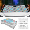thumbnail image 4 of Kdxio Cute Donut Print Front Windshield Sun Shade,Folding Auto Sunshade for Car Truck SUV-Medium, 4 of 7