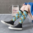 thumbnail image 6 of Picia Women Crew Soft Moisture-wicking Socks Sunflowers Pattern Design Cotton Socks, One Size fit All, 6 of 9