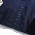 thumbnail image 4 of Men Varsity Jacket Zipper Color Block Windbreaker Long Sleeve Streetwear Coat Vintage Letter Print Oversized, 4 of 7