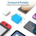 thumbnail image 6 of USB C Block, FiveBox 20W PD USB C Charger Block, 3 Pack Type C Charger Fast Charging USB C Wall Charger Plug Power Adapter USB C Brick Cube Box Charging Station Compatible for iPhone, Android, Blue, 6 of 7