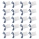 thumbnail image 3 of 20 tarjetas de lugar de boda en blanco, decorativas para fiestas con cinta, tarjetas de nombre de mesa Cinta azul, 3 of 8