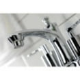 thumbnail image 4 of Kingston Brass FB7611SVL Two-Handle 3-Hole Deck Mount 4" Centerset Bathroom Faucet with Retail Pop-Up in Polished Chrome, 4 of 5
