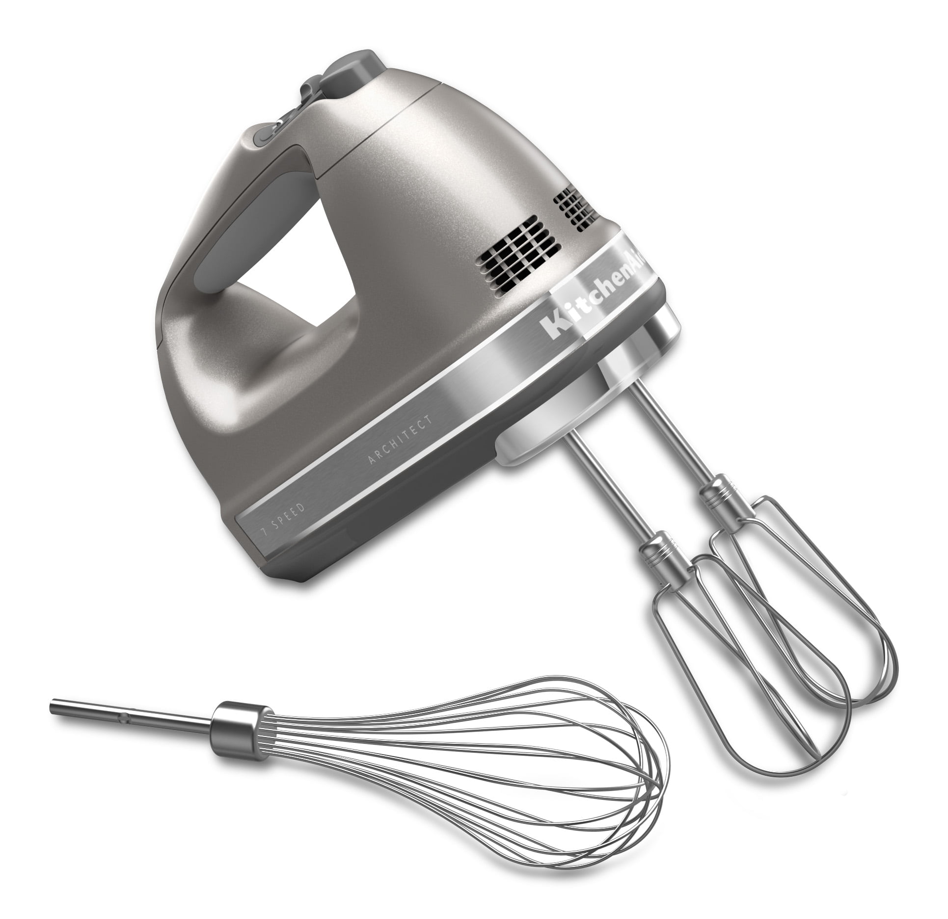 KitchenAid® 7-Speed Hand Mixer with Turbo Beater - Cocoa Silver