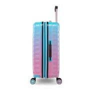 iFLY Fibertech 2-Piece Expandable Hardside Spinner Luggage Set – 20 Carry-On & 28 Checked, Cotton Candy