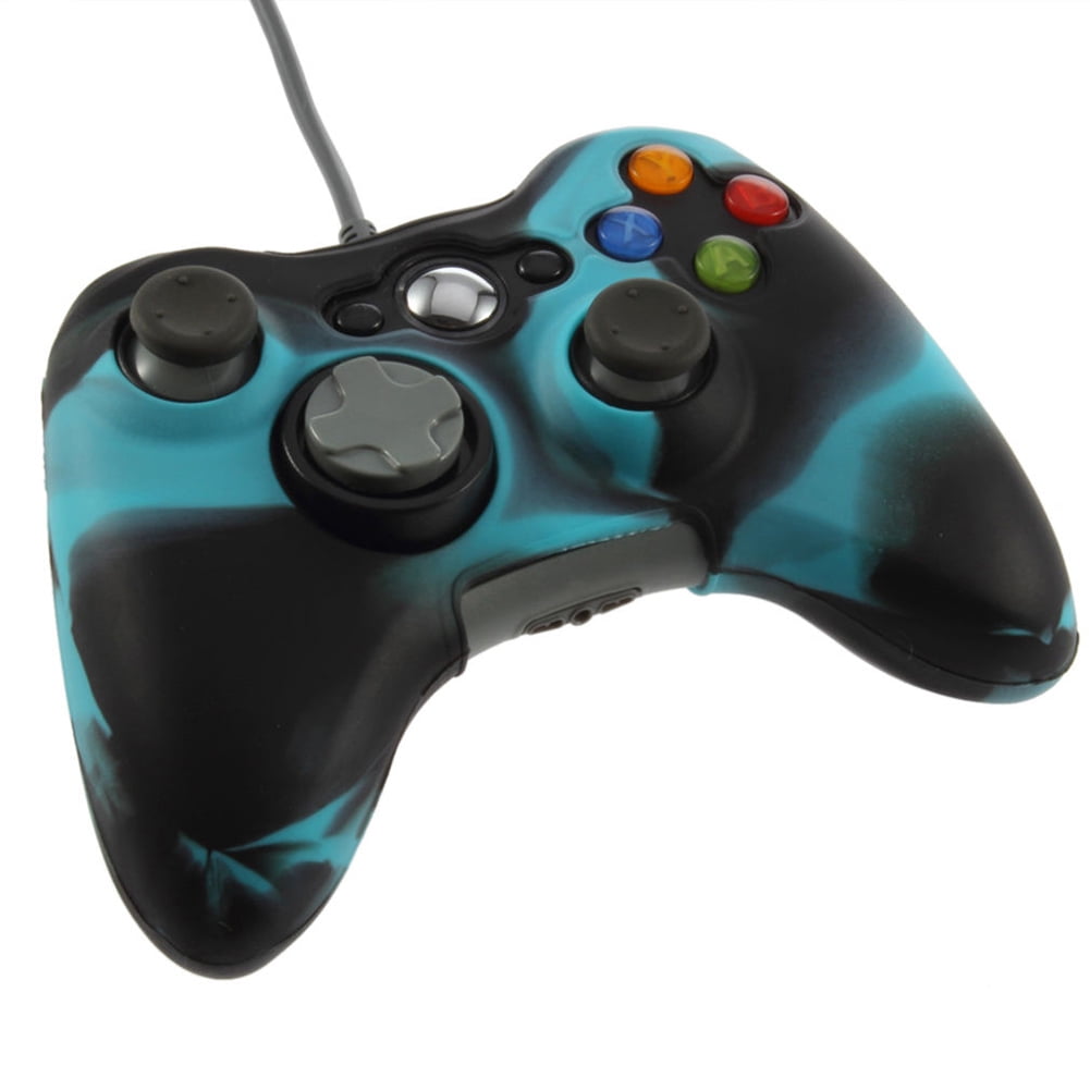Grofry Army Camouflage Silicone Cover Case Skin for Xbox 360 Wireless Game Controller