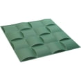 thumbnail image 6 of 19 5/8"W x 19 5/8"H Baile EnduraWall Decorative 3D Wall Panel, Universal Pearl Metallic Sea Mist (Covers 2.67 Sq. Ft.), 6 of 6