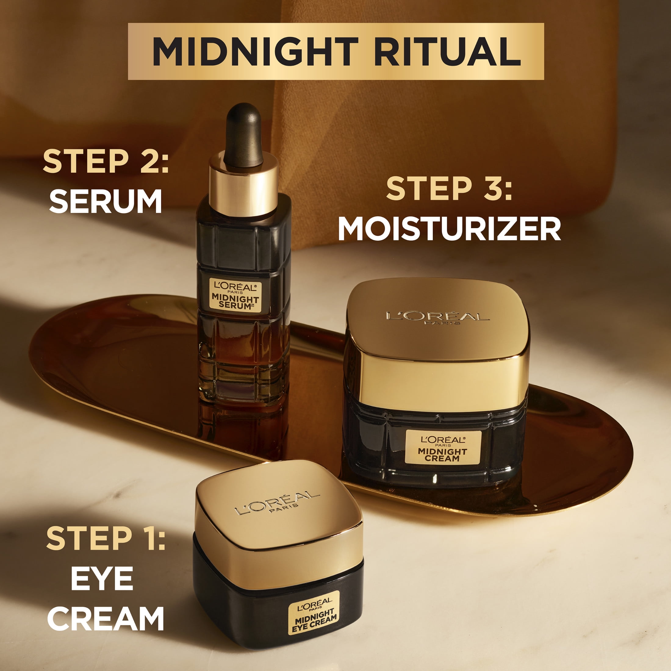 L'Oreal Paris Age Perfect Cell Renewal Midnight Anti Aging Eye Cream with Antioxidants, 0.5 fl oz