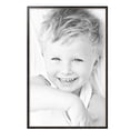 thumbnail image 2 of ArtToFrames 26" x 40" Black Square with Gold Beads Picture Frame, 26x40 inch Black Wood Poster Frame (WOM-5021),  Pack, 2 of 7