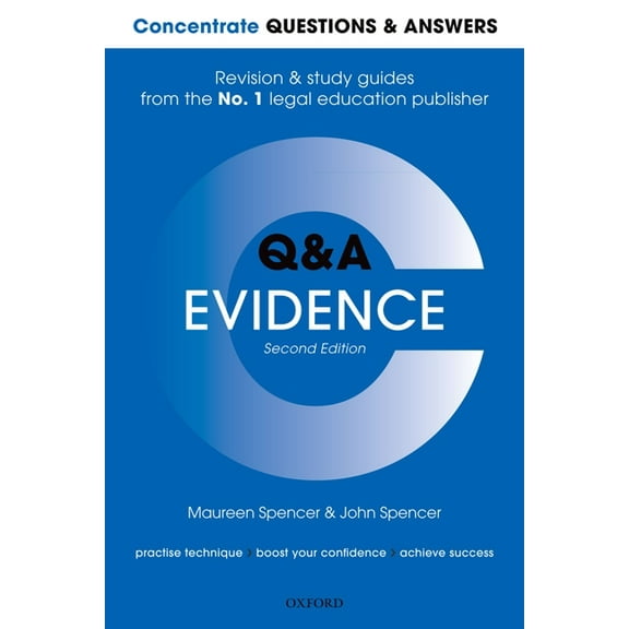 Concentrate Questions & Answers Concentrate Questions and Answers Evidence: Law Q&A Revision and Study Guide, (Paperback)