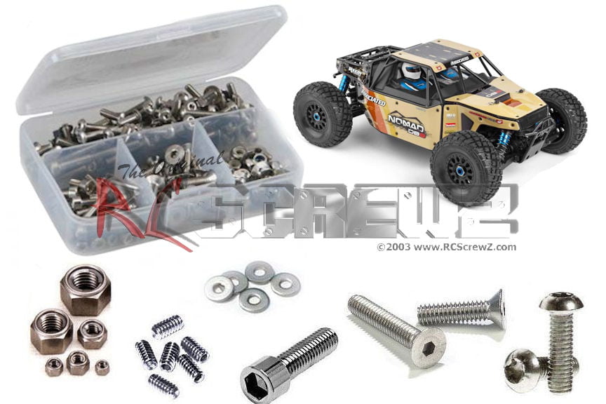 Stainless Steel Screw Kit 80941 Team Associated Nomad DB8 ASS083