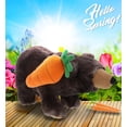 thumbnail image 5 of DolliBu Happy Easter Super Soft Plush Standing Wild Black Bear with Carrot - Cute Stuffed Animals with Carrot Plush Toy, Perfect Easter Holiday Surprise Gift, Spring Easter Plush Animal - 11", 5 of 6
