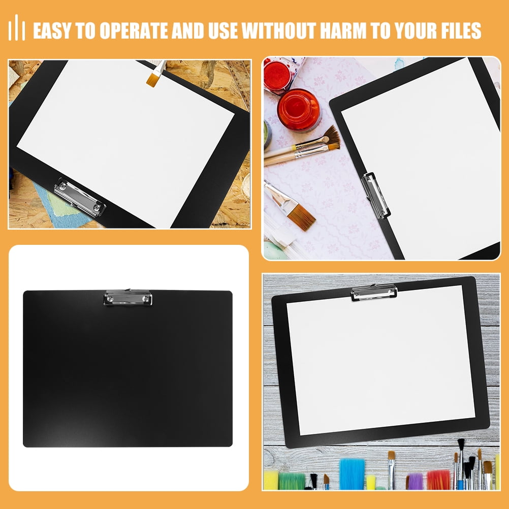 HEANUJJ 3-Pack A3 Size Clipboard Set with Boards and Secure File Clips for Office and School Use