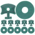 thumbnail image 1 of Miangastore 100 Ensembles de Pinces en Plastique pour Serre Couleur Verte pour Filet Sécurisé, 1 of 8