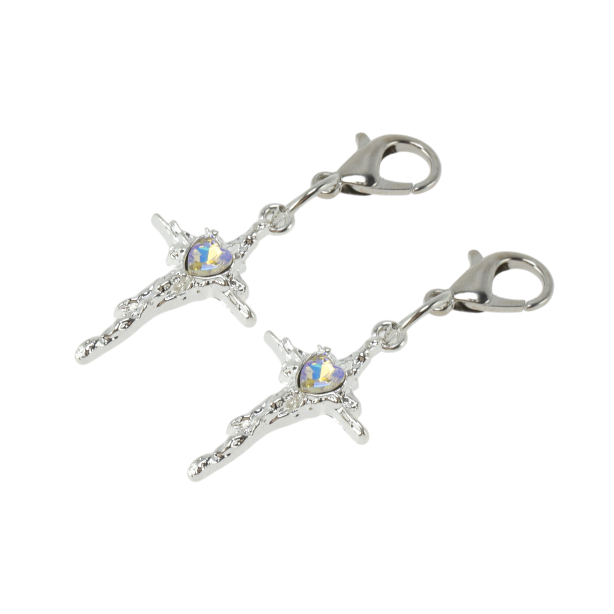 Unique Bargains Stylish Shoelace Charm Set for Custom Footwear Gemstone Cross