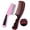 Pink,Brown, variant on OPALESQUE 2 Pcs Dandruff Comb, Scalp Sweep Detoxing Hair brush Set for Dandruff Removal, Scalp Build Up Remover and Stainless Steel Fine Tooth Comb, Massage Brush for Women Men