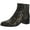 Pewter, variant on Vionic Womens Kamryn Leather Snake Print Ankle Boots