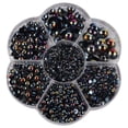 thumbnail image 5 of 2800PCS Half Pearls, Half Flatback Round Pearl Bead Loose Beads for DIY Crafts, 7 Size: 2mm,3mm,4mm,5mm,6mm,8mm,10mm - black, 5 of 6