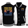 thumbnail image 2 of Ropa de diseño divertido Cat Pew Pew Madafakas para mujer, chaquetas nuevas de otoño, traje de vuelo de cuello redondo Harajuku, chándal de moda Hop Hop, 2 of 5