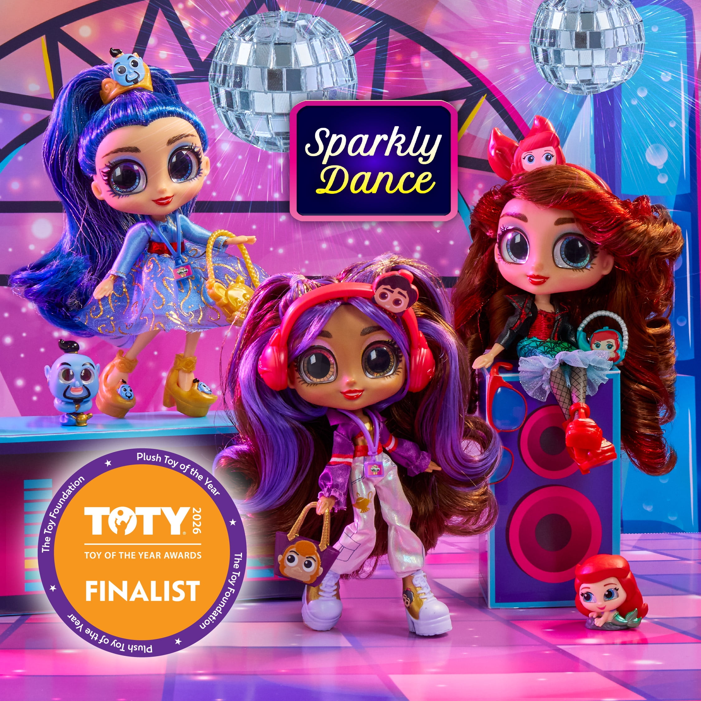 Disney Doorables Adoorbs Dolls Series 2, 9 Characters to Collect, 5.5 inch Collectible Doll, for girls Ages 5 and up