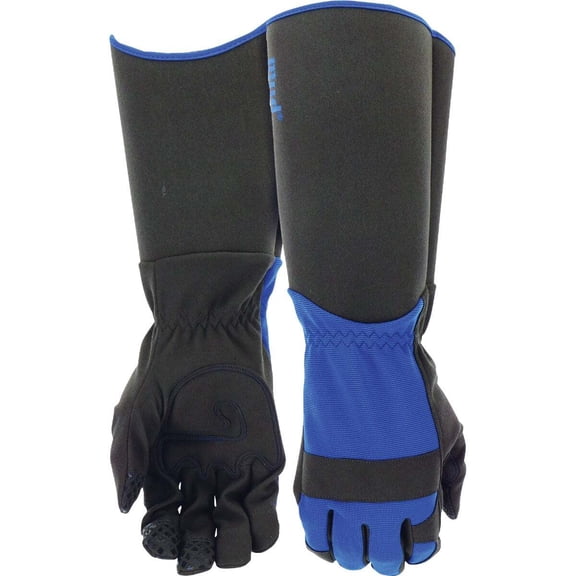 West Chester Protective Gear Mudguard Leather Gauntlet Glove MD53011BB - L/XL — Residential Use, Standard Application