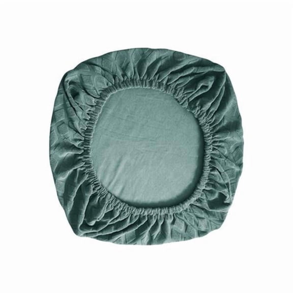 harayaa 5xStretch Computer Chair Slipcovers Rotating Chair Seat Covers for Office Green 5 Pcs
