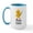 White/Blue Inside, variant on CafePress - Flute Chick Large Mug - 15 oz Ceramic Large White Novelty Mug