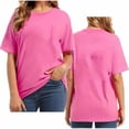 thumbnail image 2 of Sentmoon Women Tops Casual Cute Tops for Women Women's Printed T-Shirt Round Neck Short Sleeved Top for Everyday Wear and Casual Outfits XXL, 2 of 3