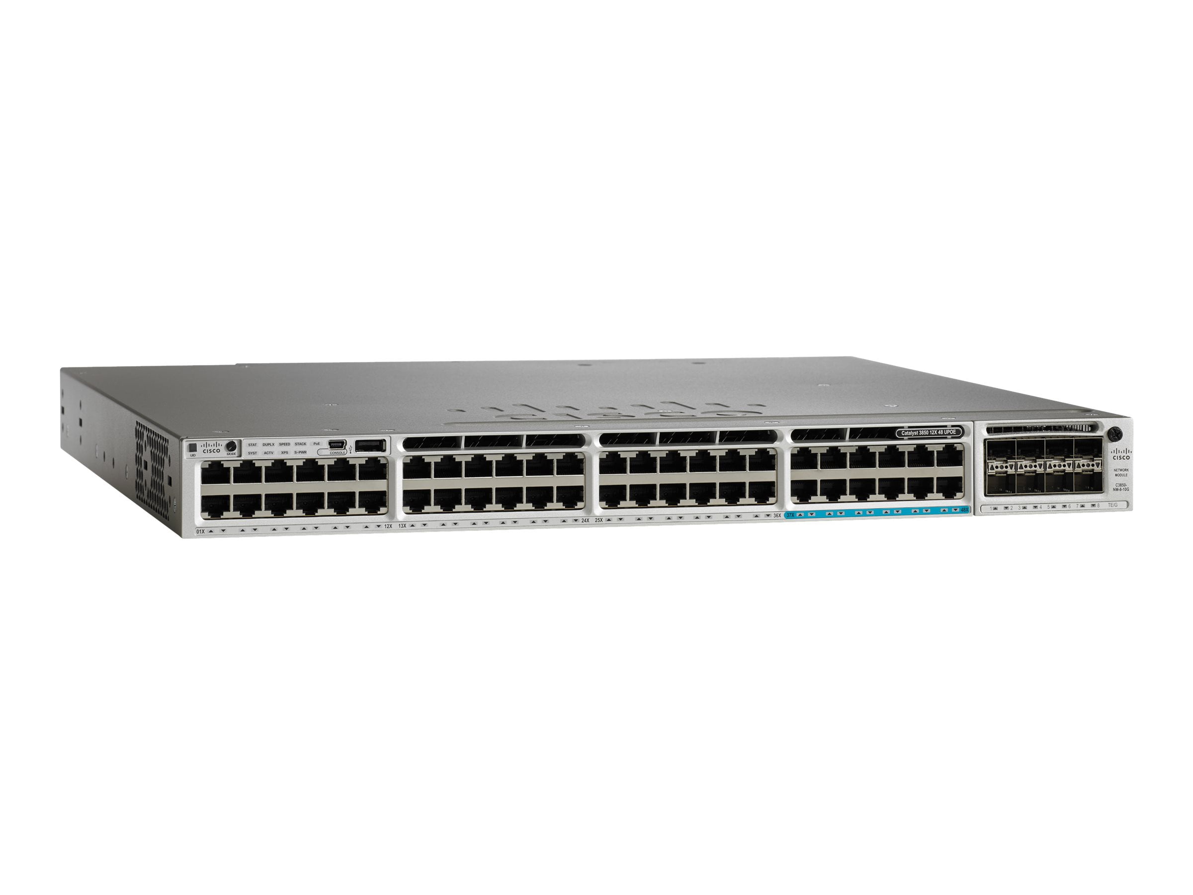 Cisco Catalyst 3850 12X48U S Switch L3 Managed 48 X 10 100 1000